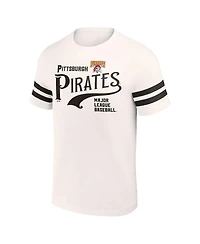 Men's Darius Rucker Collection by Fanatics Cream Pittsburgh Pirates Yarn Dye Vintage-Like T-shirt