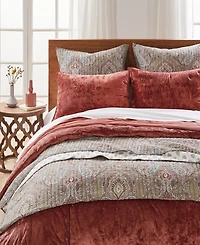 Levtex Abruzzi Velvet Reversible Quilt, Twin/Twin Xl
