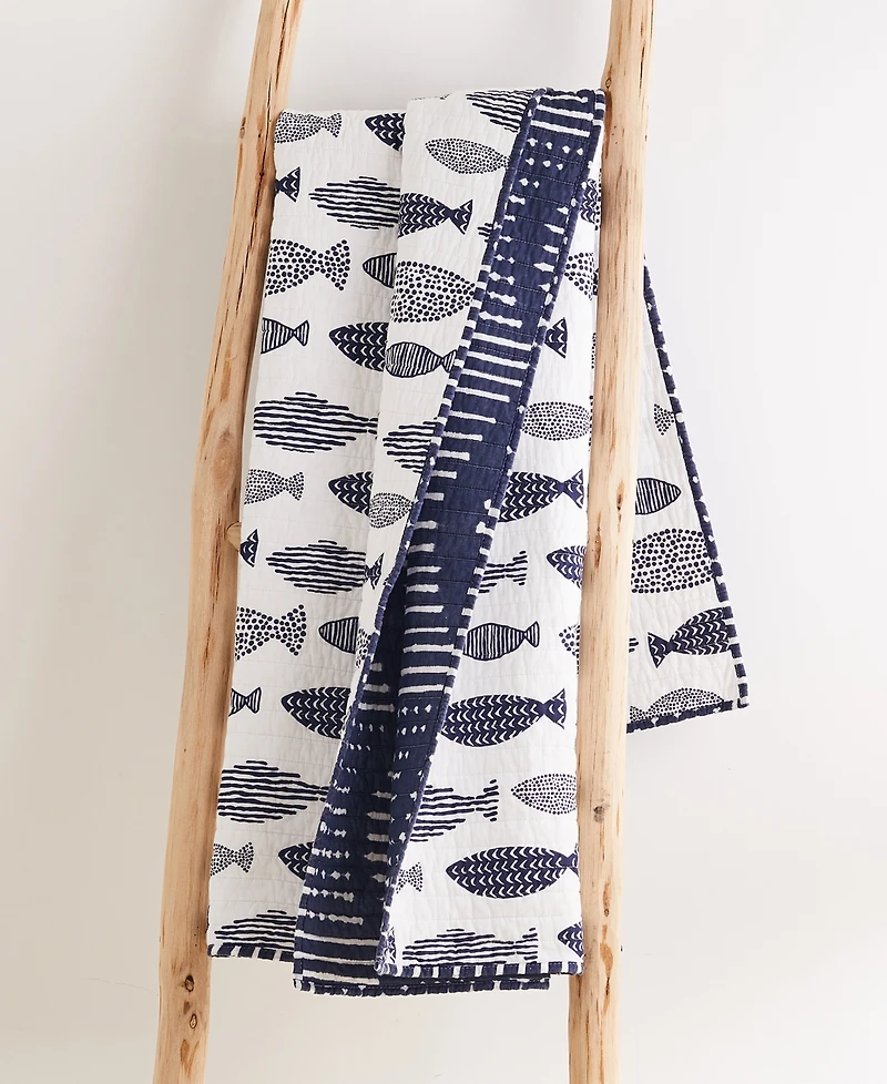 Levtex Bakio Coastal Escape Reversible Quilted Throw, 50" x 60"