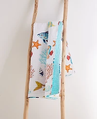 Levtex Barrier Reef Embroidered Quilted Throw, 50" x 60"