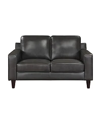 White Label Donegal 60" Leather Love Seat