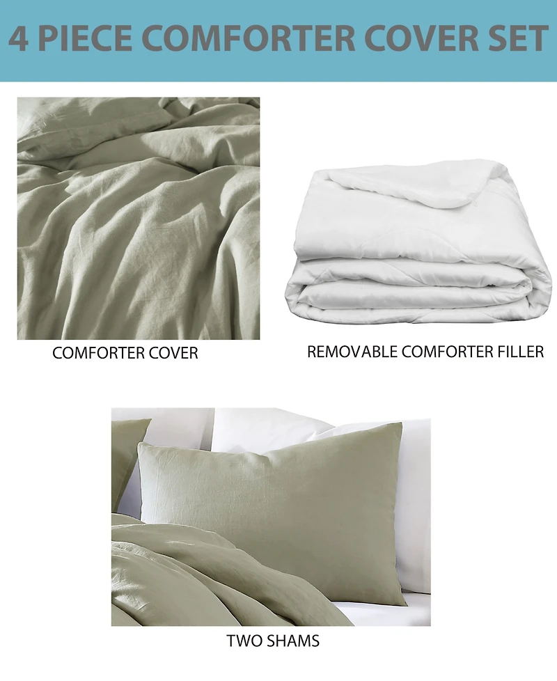 Riverbrook Home Logan 4-Pc. Comforter Set, King