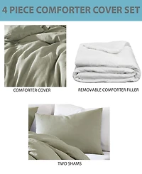 Riverbrook Home Logan 4-Pc. Comforter Set, King