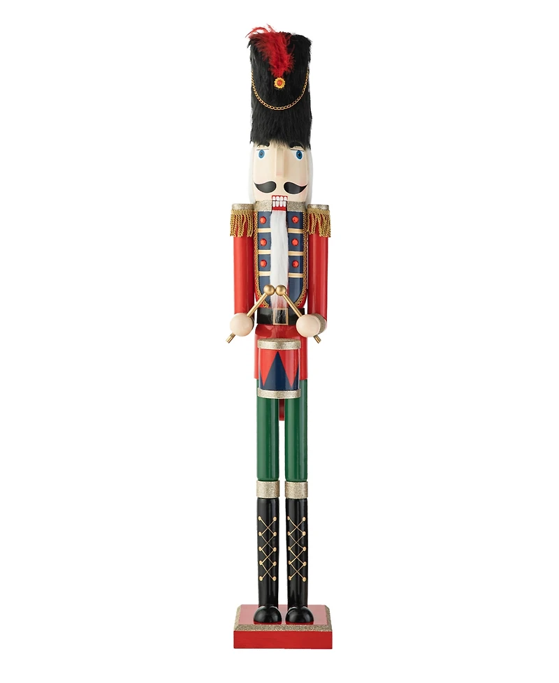 Glitzhome 42" H Wooden Christmas Soldier Nutcracker