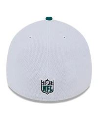 Men's New Era White, Green York Jets 2023 Nfl Sideline 39THIRTY Flex Hat