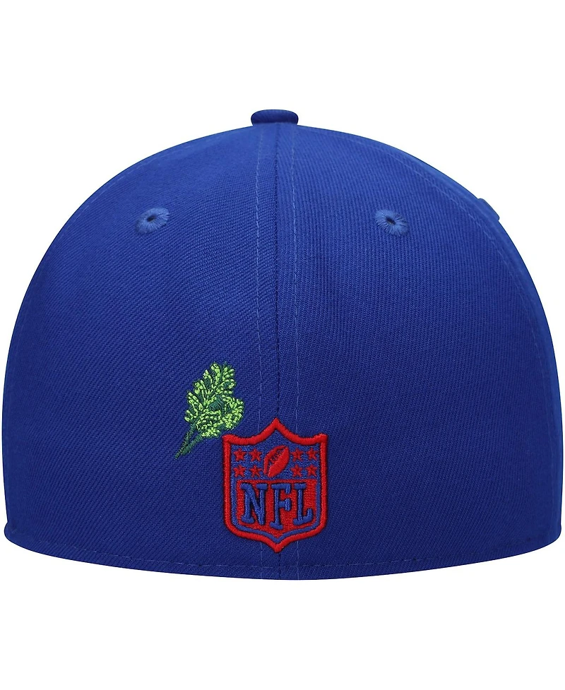 Men's New Era Royal York Giants State view 59FIFTY Fitted Hat