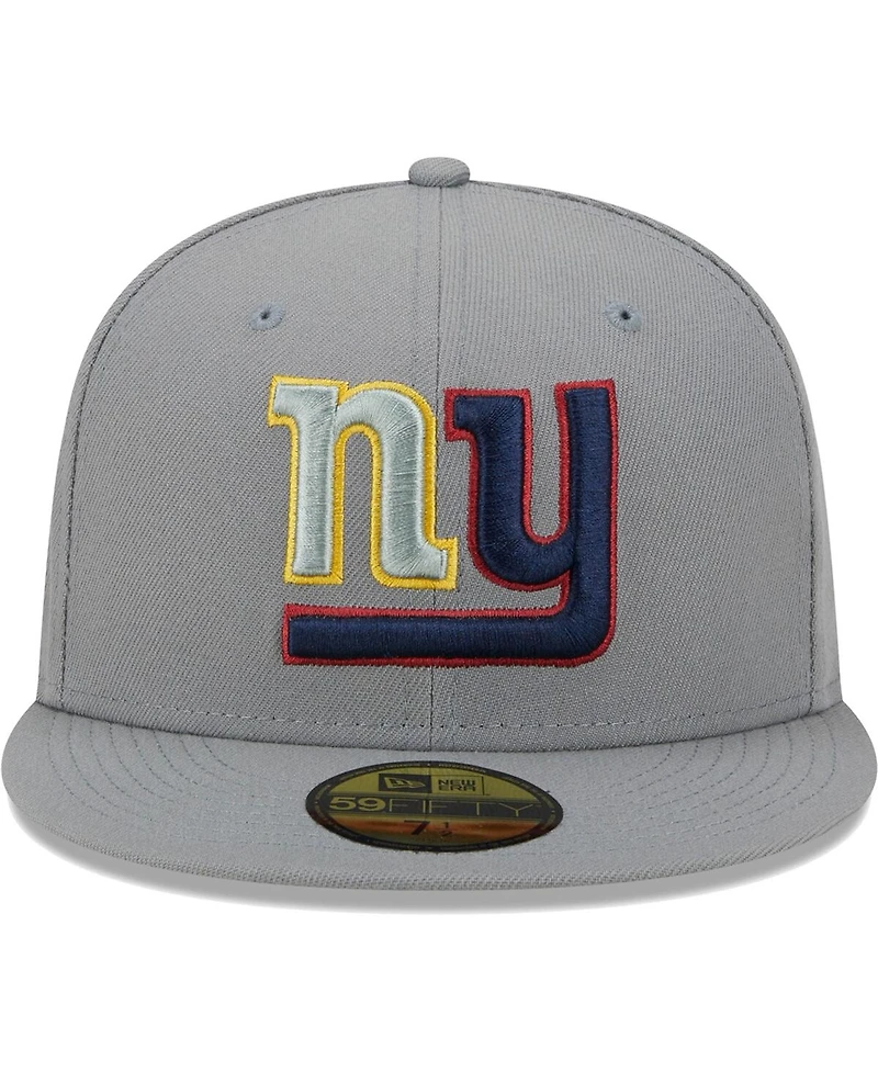 Men's New Era Gray New York Giants Color Pack 59FIFTY Fitted Hat