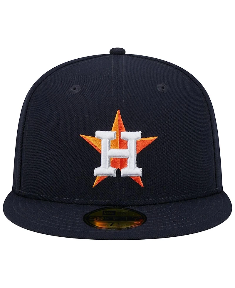 Men's New Era Navy Houston Astros 2017 World Series Team Color 59FIFTY Fitted Hat
