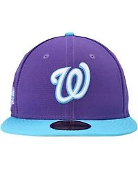 Men's New Era Purple Washington Nationals Vice 59FIFTY Fitted Hat