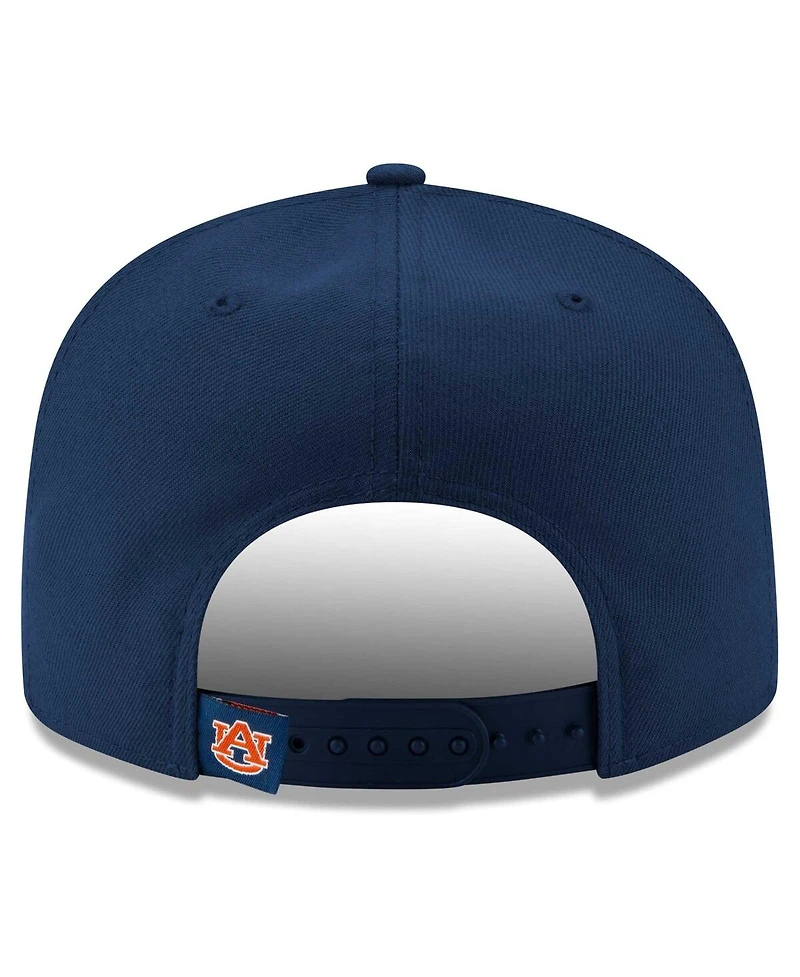 Men's New Era Navy Auburn Tigers Outright 9FIFTY Snapback Hat
