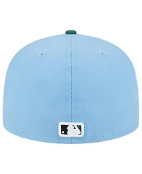 Men's New Era Sky Blue, Cilantro York Yankees 2000 Subway Series 59FIFTY Fitted Hat
