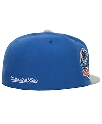 Men's Mitchell & Ness Royal, Gray Los Angeles Dodgers Bases Loaded Fitted Hat