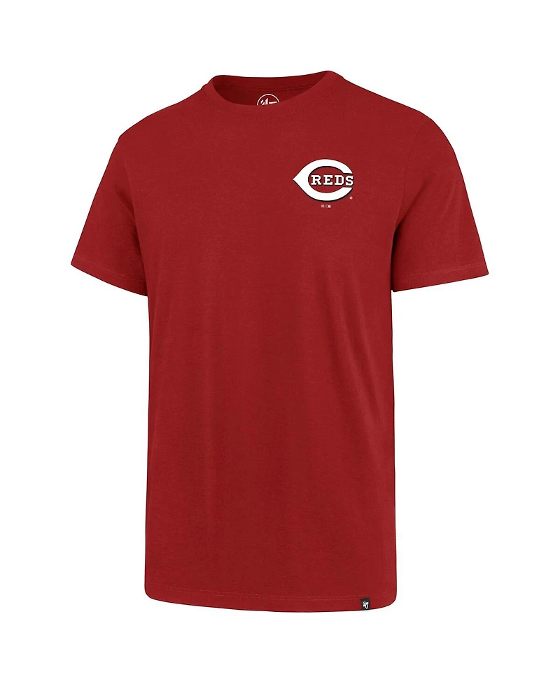 Men's '47 Brand Elly De La Cruz Red Cincinnati Reds Name and Number T-shirt