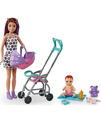 Barbie Skipper Babysitters, Inc. Doll and Stroller Playset