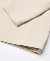 Mango Women's Decorative Stitching Sweatshirt