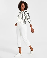 Style & Co Women's Mid-Rise Curvy Capri Jeans, Exclusively at Macy's
