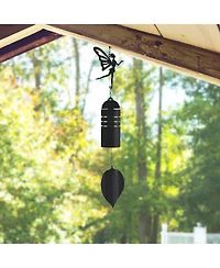 23" Long Metal Black Fairy Wind Chime