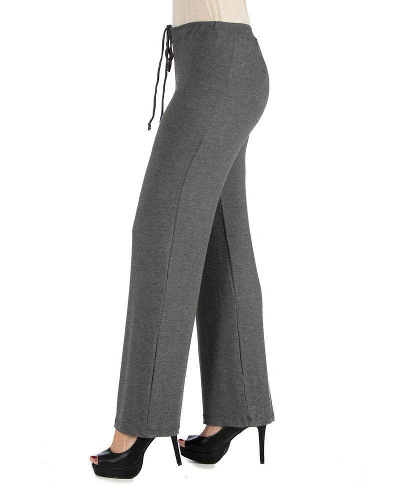 24seven Comfort Apparel Women's Comfortable Drawstring Lounge Pants