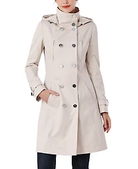 Kimi + Kai Women's Eeva Water-Resistant Hooded Trench Coat