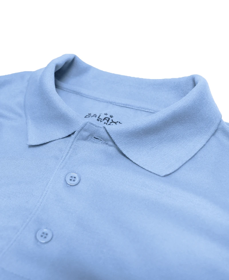 Galaxy By Harvic Men's Short Sleeve Pique Polo Shirt, Pack of 2