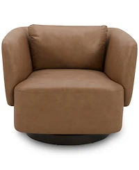 Rosecrans 36" Fabric Accent Swivel Chair, Created for Macy's