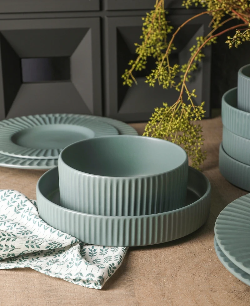 Christian Siriano Lusso 16 Pc. Dinnerware Set, Service for 4