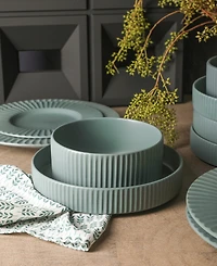 Christian Siriano Lusso 16 Pc. Dinnerware Set, Service for 4