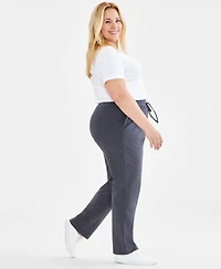 Style & Co Plus Knit Pull-On Pants, Exclusively at Macy's
