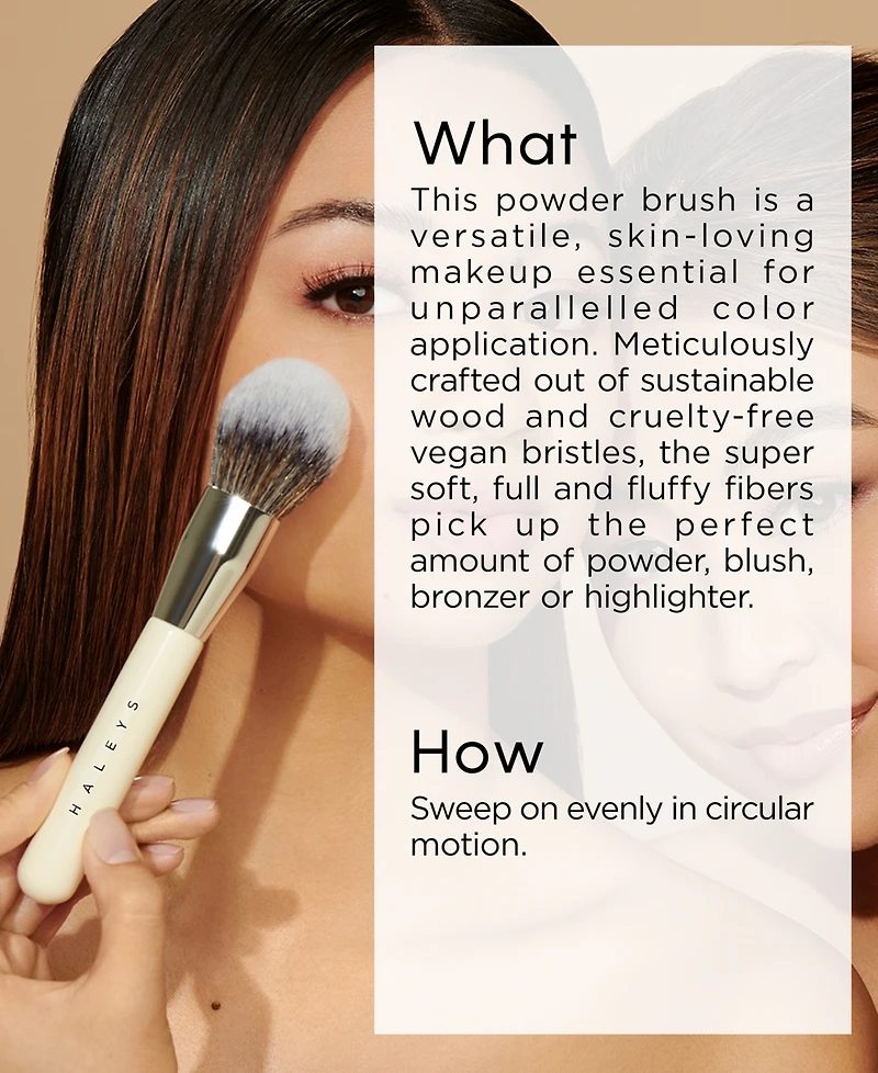Haleys Beauty Brilliant Powder Brush
