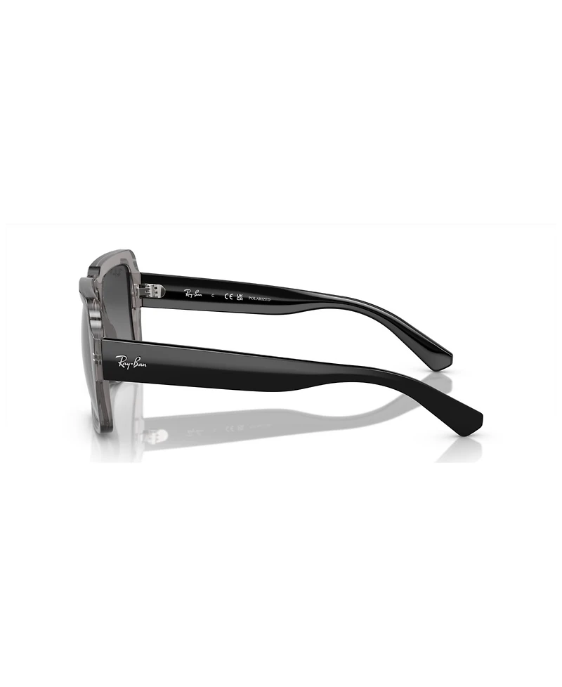 Ray-Ban Unisex Magellan Polarized Sunglasses, Mirror Gradient RB4408