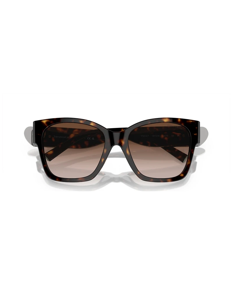 Tiffany & Co. Women's Low Bridge Fit Sunglasses, Gradient TF4216F