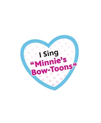 Disney Junior Minnie Mouse Sparkle & Sing Minnie Mouse, 13" Plush with Lights and Sounds