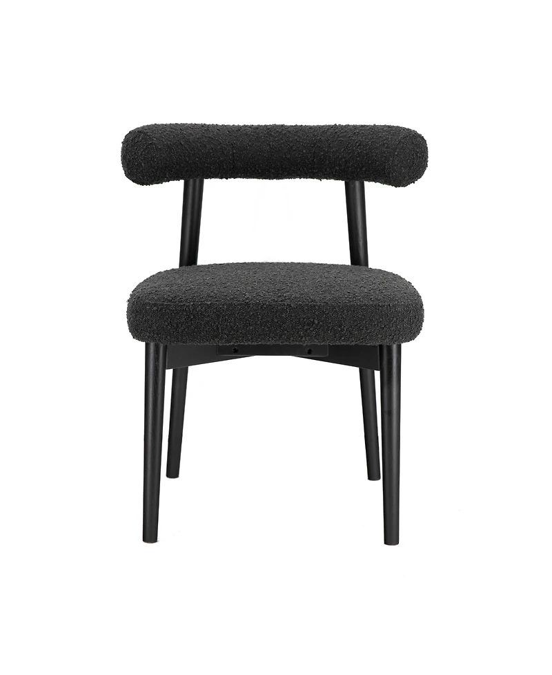 Tov Furniture 1 Piece Boucle Upholstered Side Chair