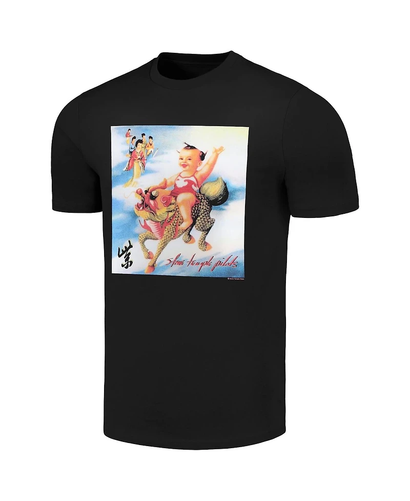 Men's Black Stone Temple Pilots Baby On Dragon T-shirt