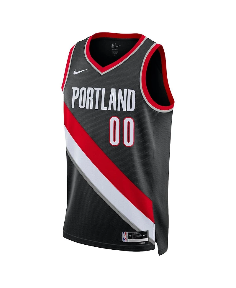 Men's and Women's Nike Scoot Henderson Black Portland Trail Blazers 2023 Nba Draft Swingman Jersey - Icon Edition