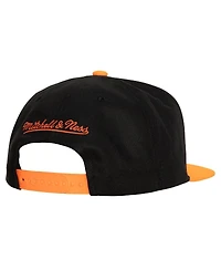 Men's Mitchell & Ness Black Anaheim Ducks Core Team Ground 2.0 Snapback Hat