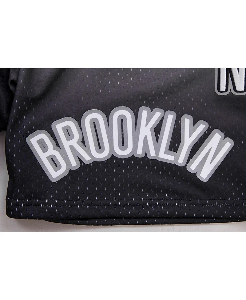 Men's Pro Standard Black, Gray Brooklyn Nets Ombre Mesh Shorts