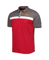 Men's Colosseum Charcoal Iowa State Cyclones Two Yutes Polo Shirt