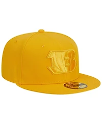 Men's New Era Gold Cincinnati Bengals Color Pack 59FIFTY Fitted Hat