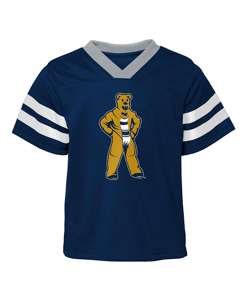 Toddler Boys and Girls Navy Penn State Nittany Lions Two-Piece Red Zone Jersey Pants Set
