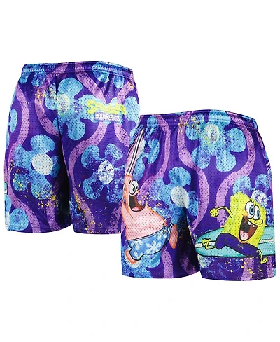 Men's Chalk Line Purple SpongeBob SquarePants Shorts