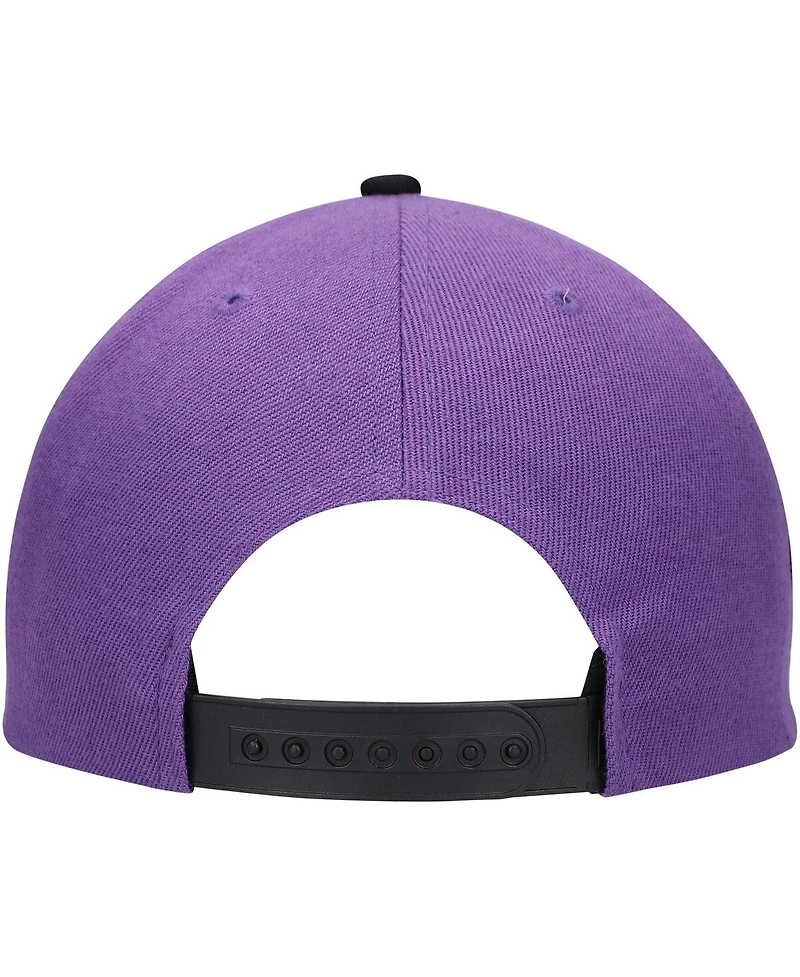 Big Boys and Girls Purple Black Panther Character Snapback Hat