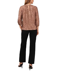 Vince Camuto Women's Keyhole Detail Raglan Sleeve Top
