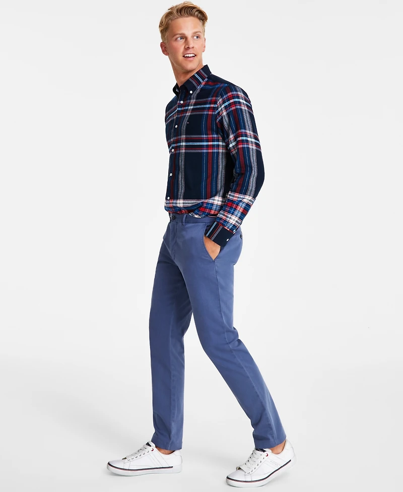 Tommy Hilfiger Men's Th Flex Stretch Regular-Fit Chino Pant
