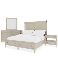 Laguna 3-Pc Bedroom Set (Queen Storage Bed