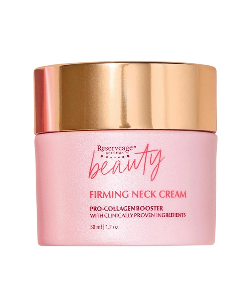Reserveage Beauty, Firming Neck Cream with Pro-Collagen Booster, Tights, Smooths and Moisturizes with Micro-Encapsulated Copper Peptides and Measurabl