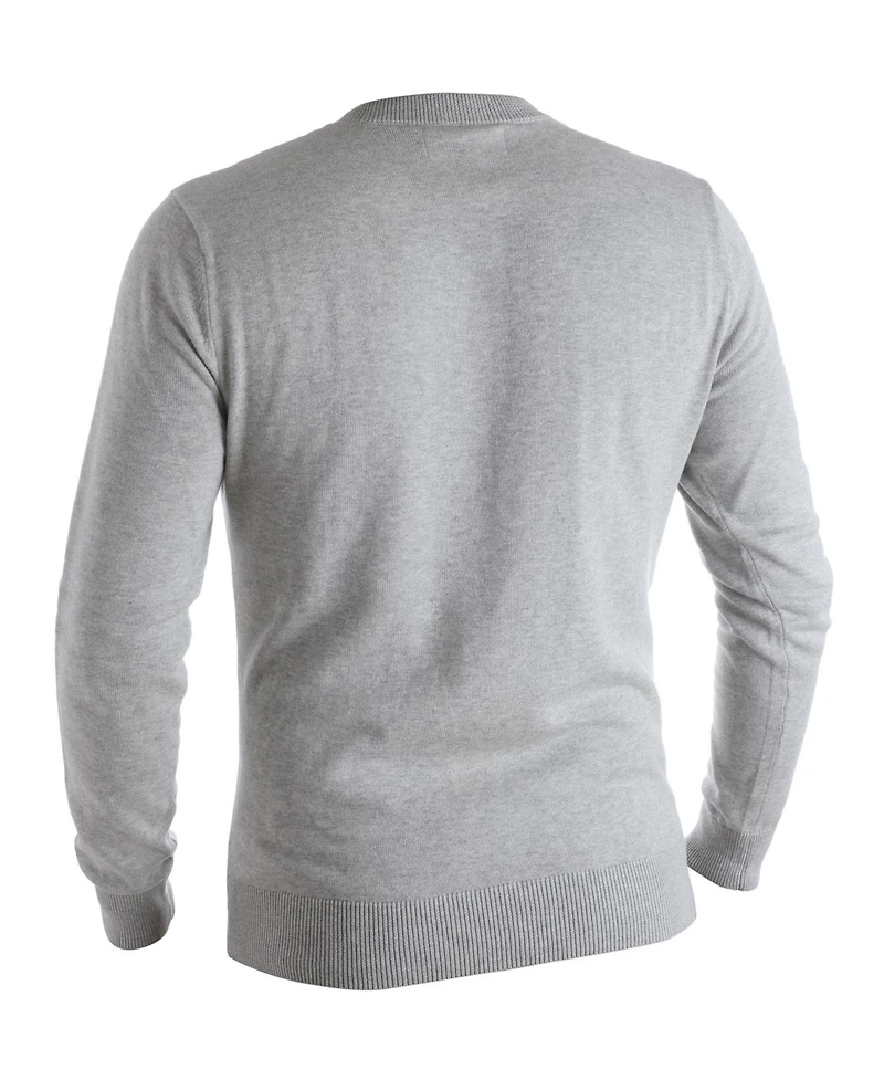 Mio Marino Men's Winter Crew Lightweight Pullover Sweater