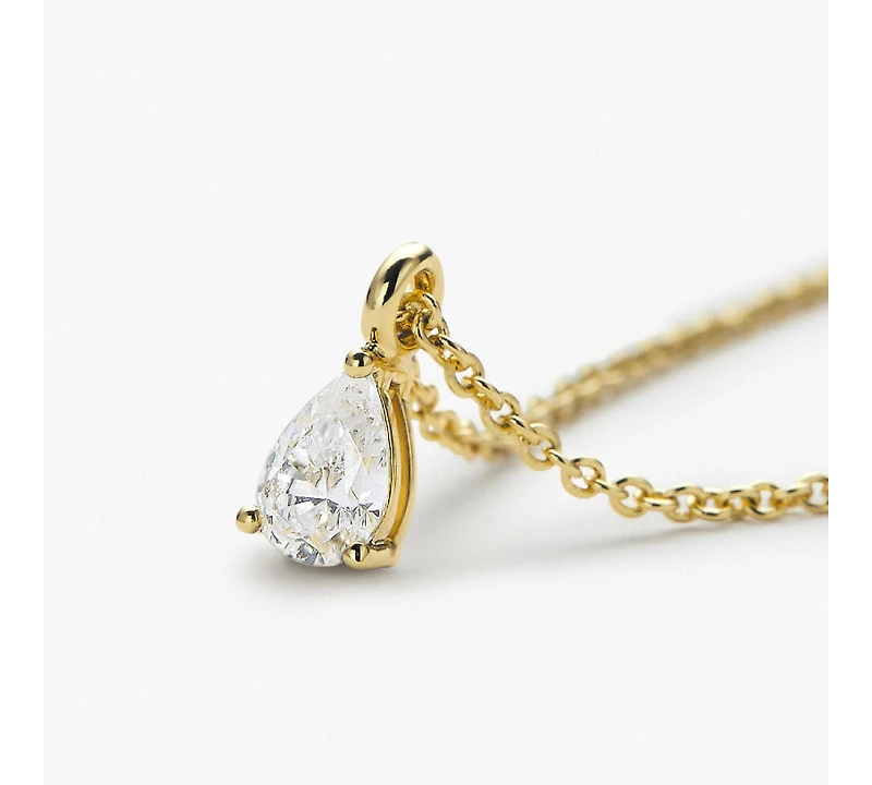 Ana Luisa Delicate Solitaire Pendant - Elise Pendant