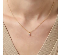 Ana Luisa Delicate Solitaire Pendant - Elise Pendant