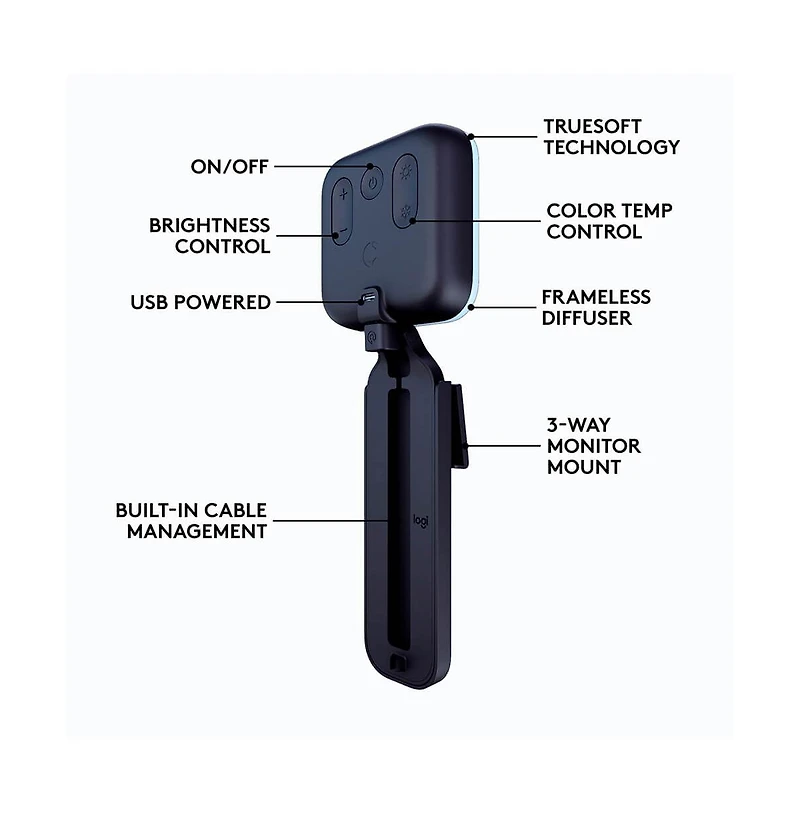Litra Glow Premium Led Streaming Light with TrueSoft